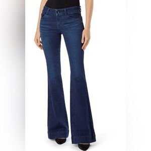 J Brand Dark Blue Flare Jeans